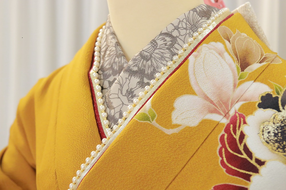 パールの重ね襟