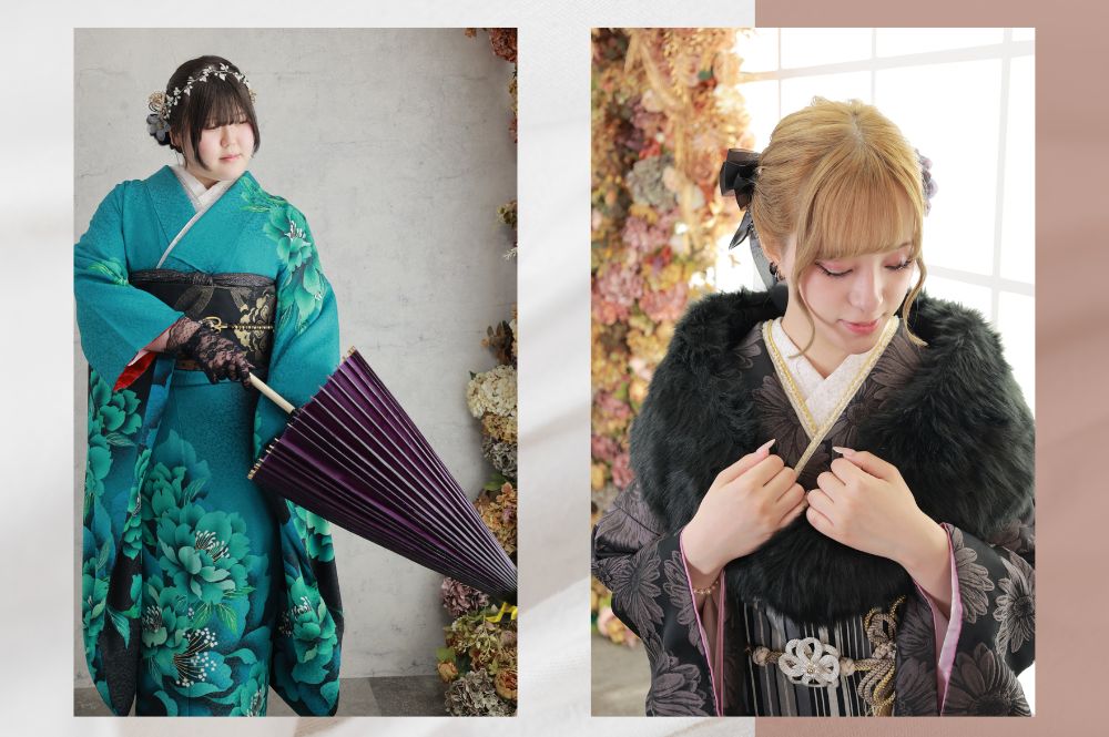 振袖　個性的な振袖