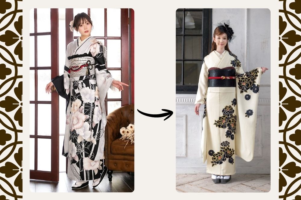 小物合わせ「黒」「白」