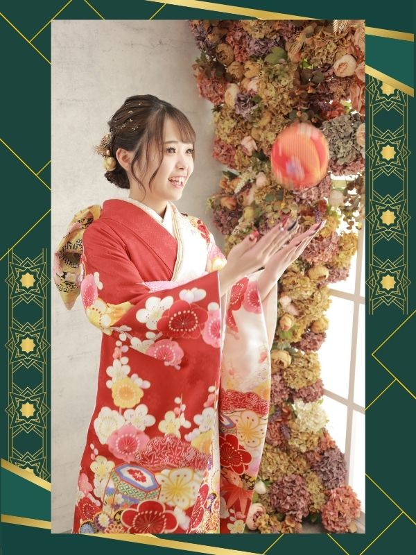 人気の赤の振袖