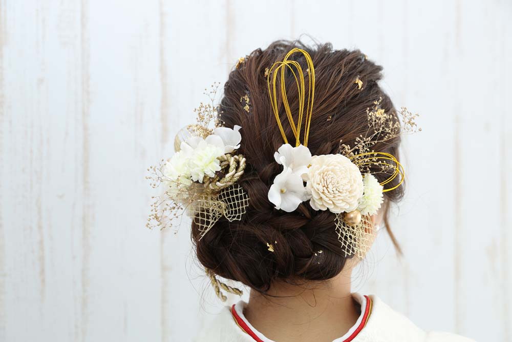 ２０２２年人気の振袖髪飾りとヘアアレンジ小物　熊谷行田店